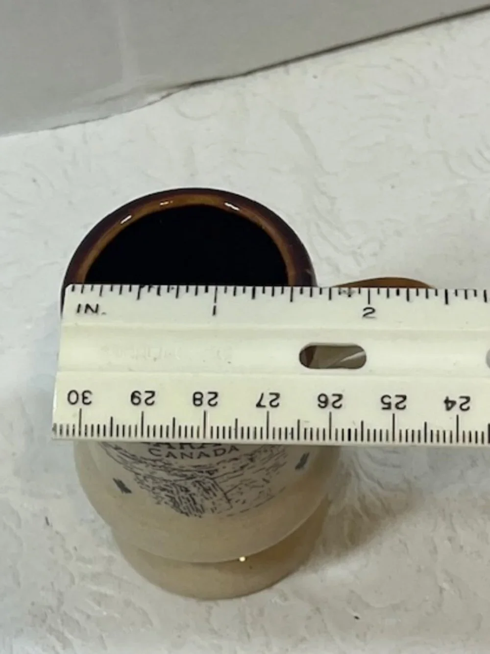 VTG Niagara Falls Canada Mini Stoneware Ceramic Shot Mug Souvenir 3